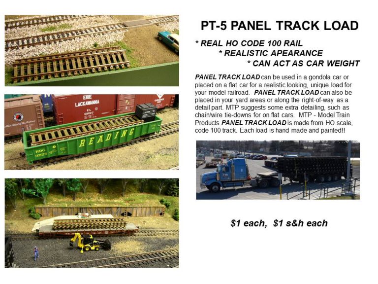 Panel Track MTP Model Train Products